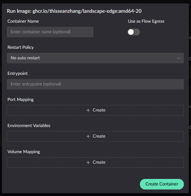 Enable Flow exit option