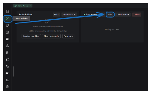 Other flows configuration entry